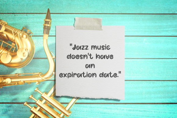 Jazz Vibes Font PNG with transparent background - Preview 1