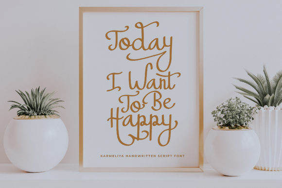 Karmeliya Font PNG with transparent background - Preview 2