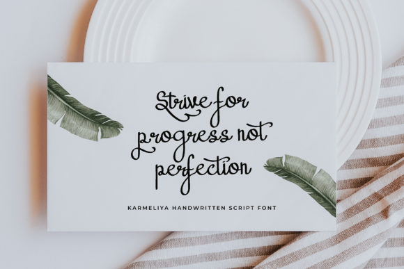 Karmeliya Font PNG with transparent background - Preview 5