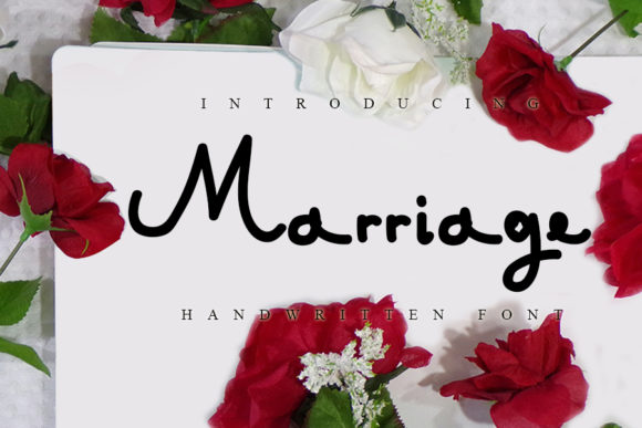 Marriage Fontes Script Fonte Por Eddygoodboy