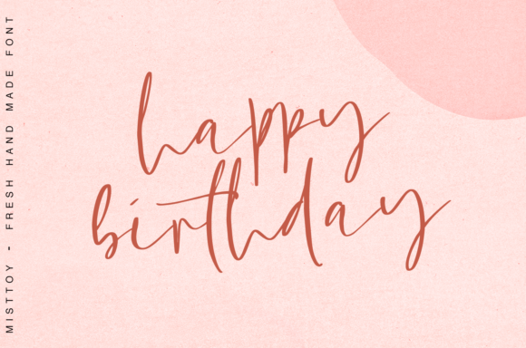 Misttoy Font PNG with transparent background - Preview 4