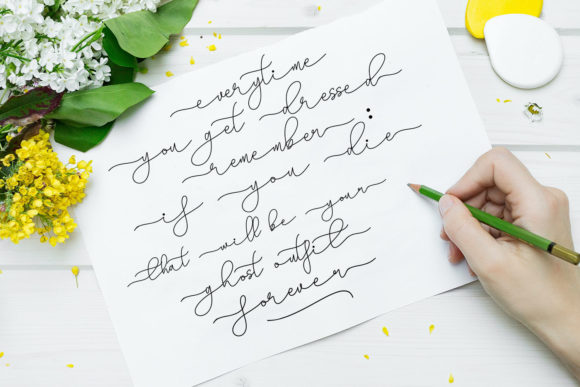 Nichelle Font PNG with transparent background - Preview 1