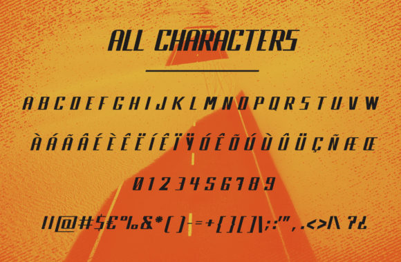 Pacer Font PNG with transparent background - Preview 6