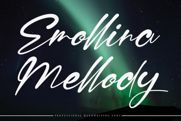 Ragellia Mellinda Font PNG with transparent background - Preview 4