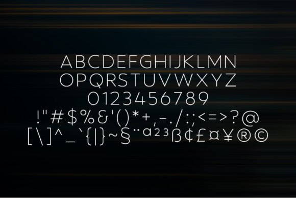 Rolton Font PNG with transparent background - Preview 1