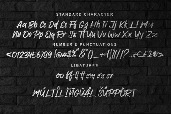 Ronxetta  Font PNG with transparent background - Preview 2