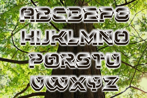 Fusto Font PNG with transparent background - Preview 1