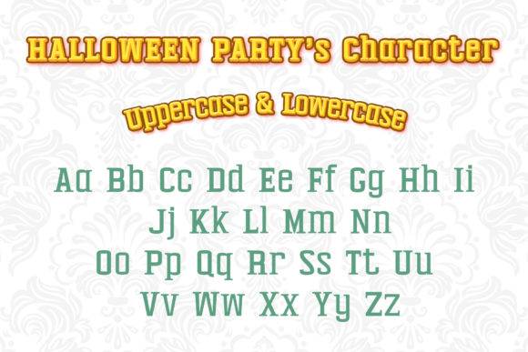 Halloween Party Font font preview - 1