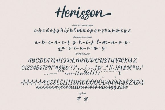 Herisson Font PNG with transparent background - Preview 6