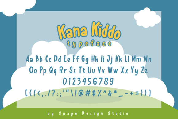 Kana Kiddo Font - Preview 1