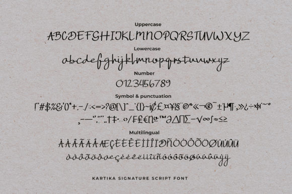 Kartika Font PNG with transparent background - Preview 3