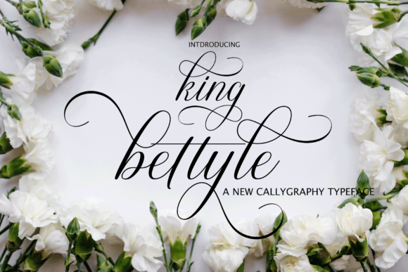 King Bettyle Font PNG with transparent background - Preview 1
