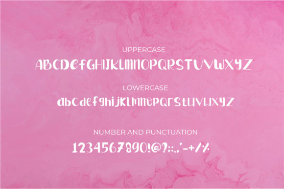 Love Cuties Font PNG with transparent background - Preview 1