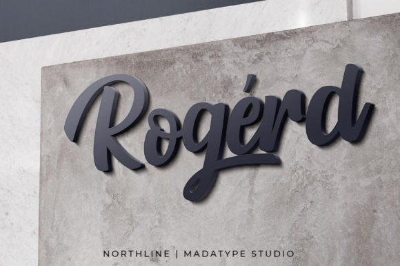 Northline Font PNG with transparent background - Preview 2