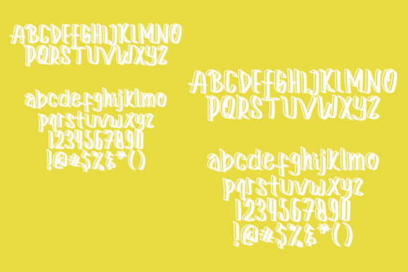 Break Time Font - Preview 3