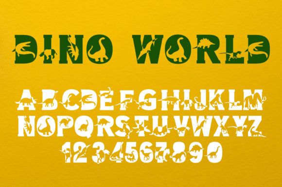 Dino World Font - Preview 2