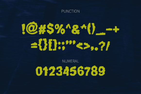Ghost Bumps Font - Preview 3
