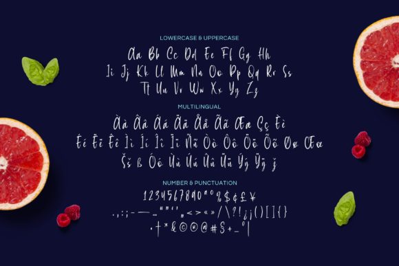 Helguer Font font preview - 4