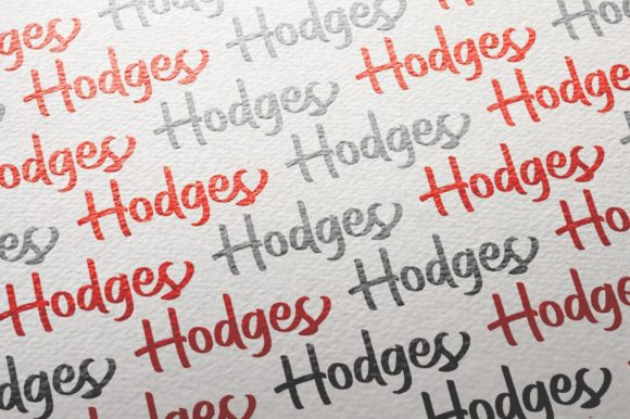 Hodges Font PNG with transparent background - Preview 5
