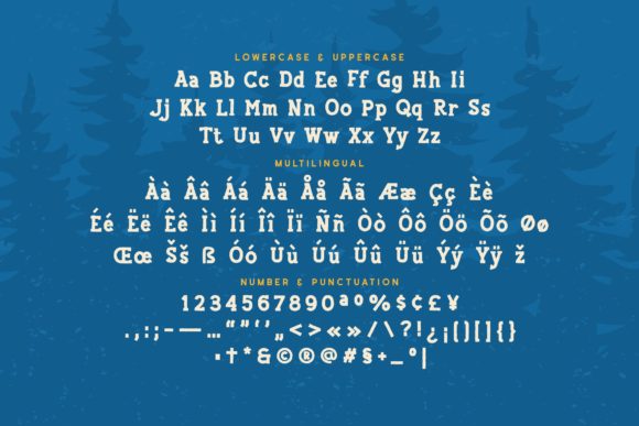 Nepple Font PNG with transparent background - Preview 4