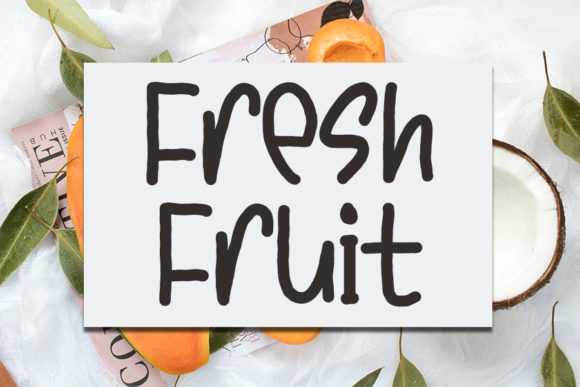 Papaya Pakpaw Font PNG with transparent background - Preview 1