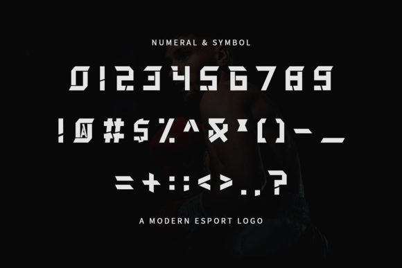 Plaguard Font PNG with transparent background - Preview 3