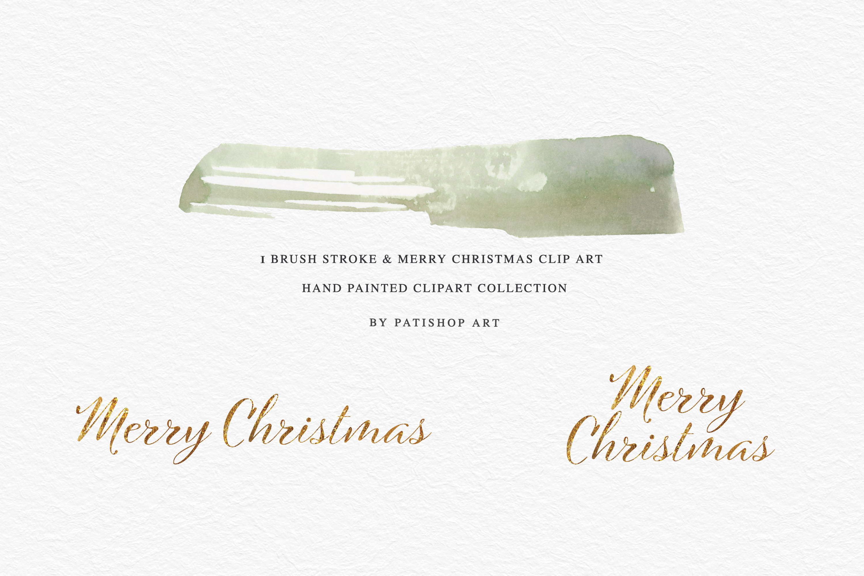 Christmas Watercolor Clipart Set - photo 8
