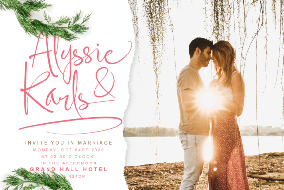 Ellyshabeth Font PNG with transparent background - Preview 4