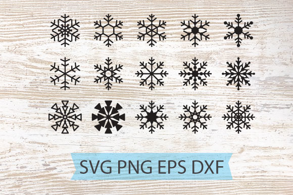 Snowflake Silhouette SVG