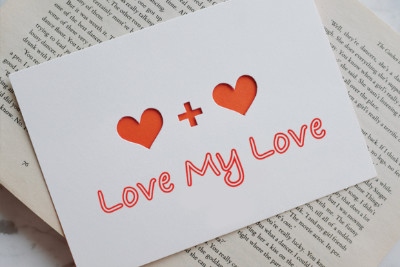 Birdlove Font - Preview 3