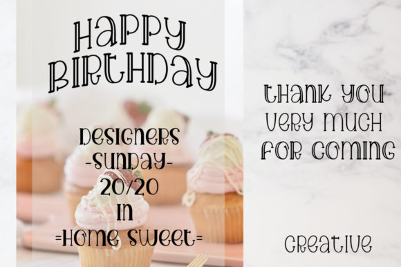 Cake Cream Font - Preview 4