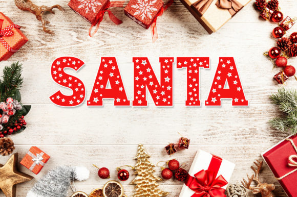 Christmas Stars Font - Preview 2