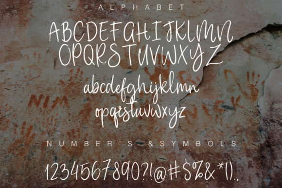 Custom Craft Font PNG with transparent background - Preview 1