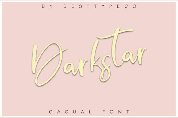 Darkstar Font - Preview 5
