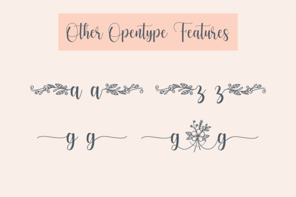 Dear Flora Font - Preview 5
