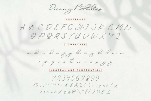 Dreamy Melodies Font - Preview 4
