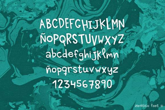 Fuchsita Font PNG with transparent background - Preview 2