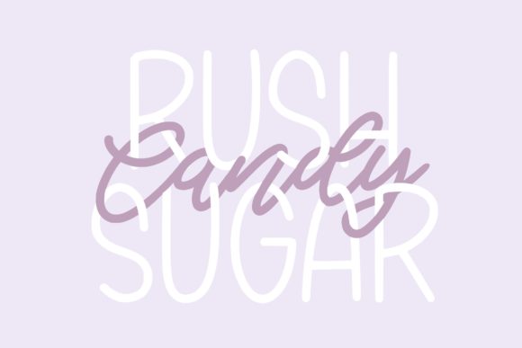 Goldstick Font PNG with transparent background - Preview 3