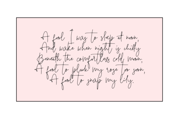 Hello My Darling Font PNG with transparent background - Preview 1