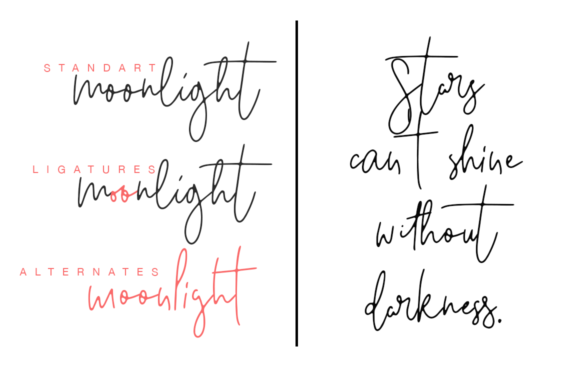 Hello My Darling Font PNG with transparent background - Preview 2