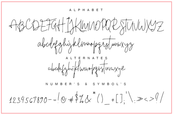 Hello My Darling Font PNG with transparent background - Preview 3