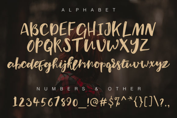 Kashtanka Font PNG with transparent background - Preview 1