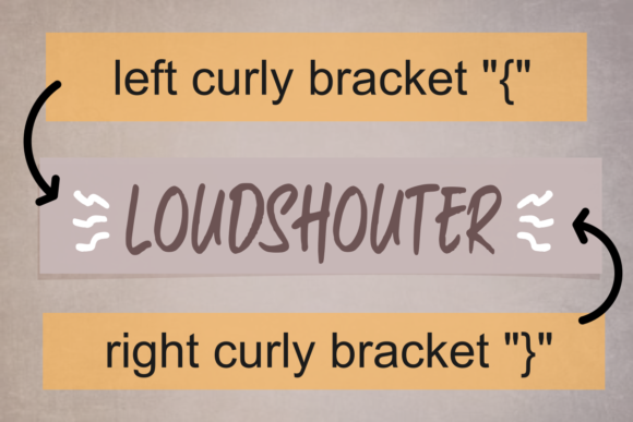 Loudshouter Font PNG with transparent background - Preview 3