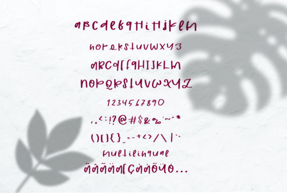 Love Sweets Font PNG with transparent background - Preview 4