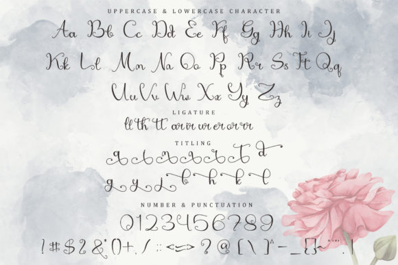 Mirandany Font PNG with transparent background - Preview 5