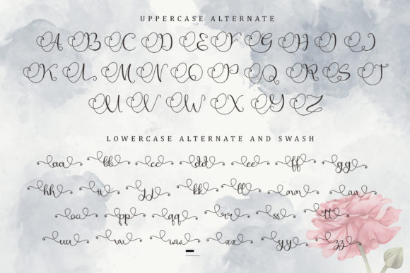 Mirandany Font PNG with transparent background - Preview 6