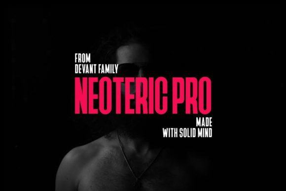 Neoteric Pro Font PNG with transparent background - Preview 2