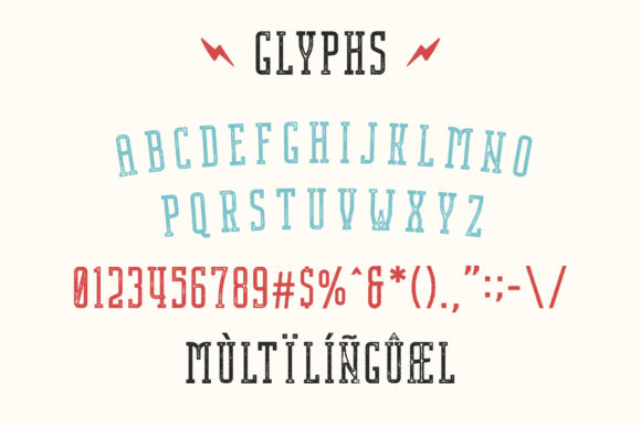 Nordin Slab Font PNG with transparent background - Preview 2