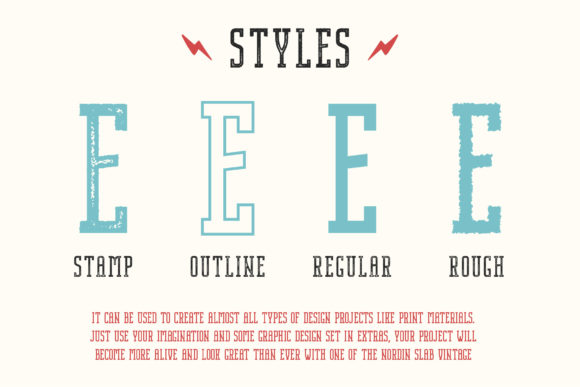 Nordin Slab Font PNG with transparent background - Preview 3