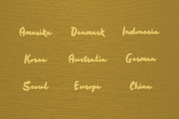 Reallisa Font PNG with transparent background - Preview 3